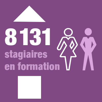 8 131 stagiaires en formation