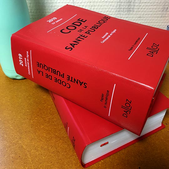 Code de Santé publique des éditions Dalloz
