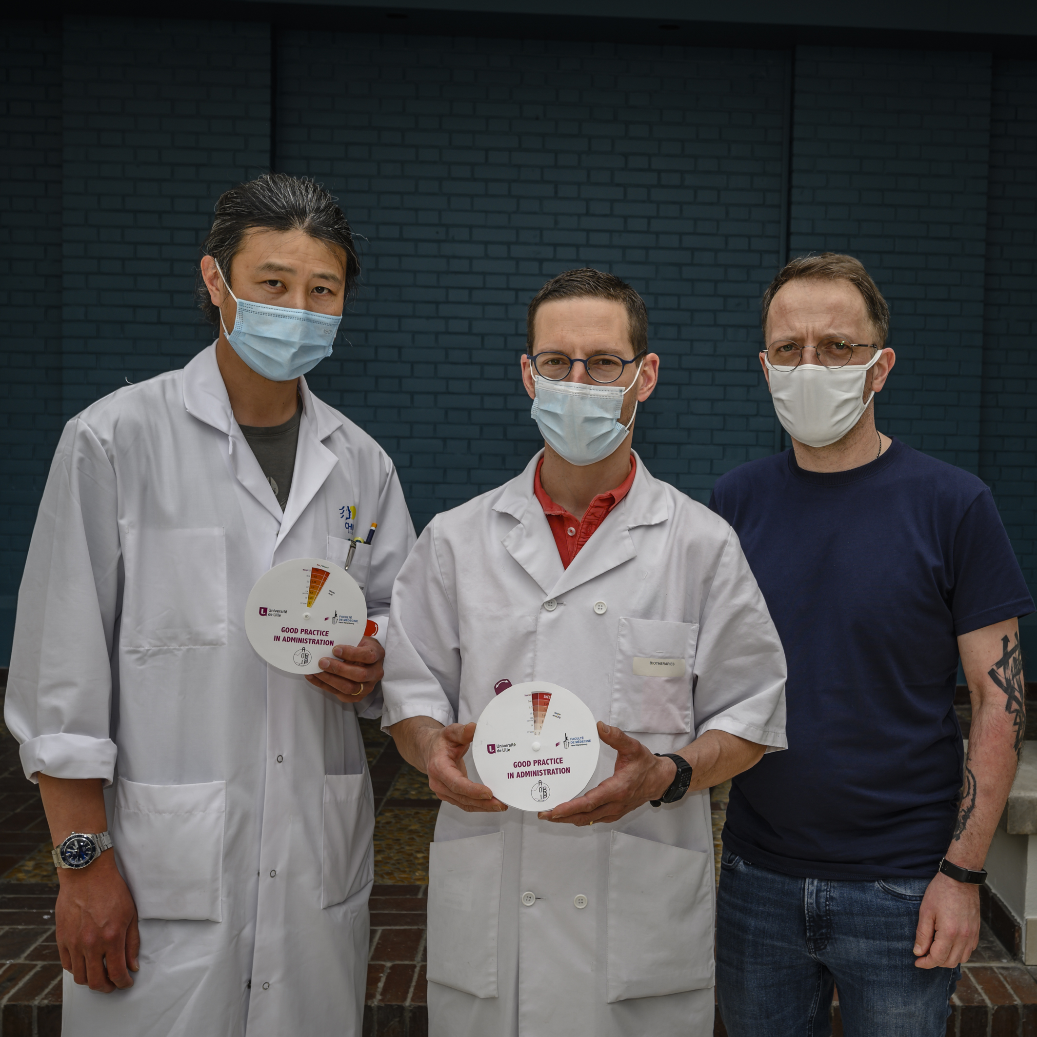 Julien Thévenet, Alexandre Ung et Arnold Dive